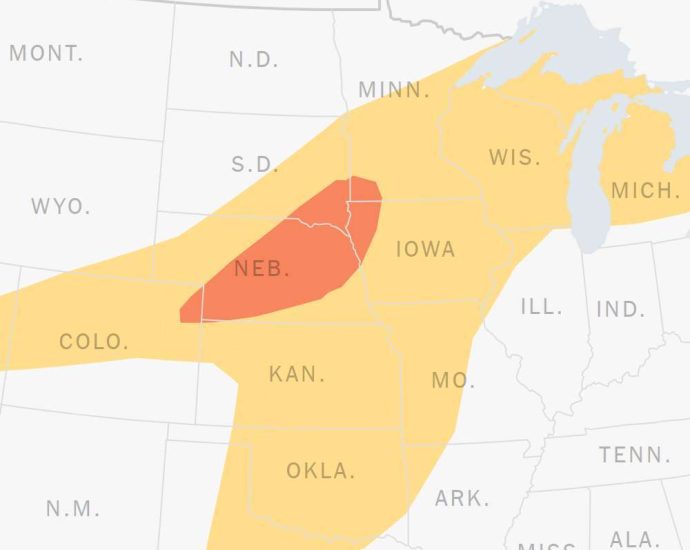 Severe Storms to Bring Strong Winds and Hail to Central United States