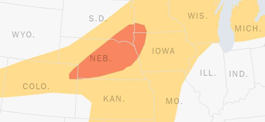 Severe Storms to Bring Strong Winds and Hail to Central United States