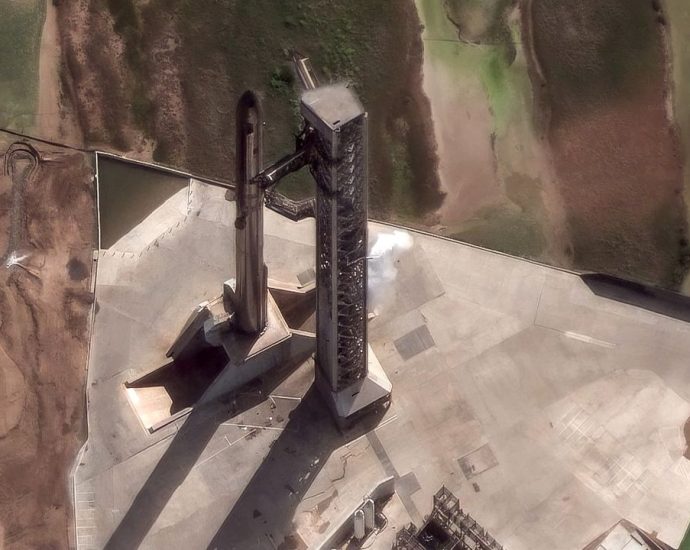 Starship V3 from space: Satellite snaps amazing photo of SpaceX megarocket on the pad