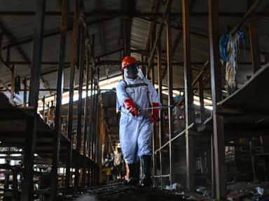 an-ebola-treatment-tent-is-set-ablaze-again-in-eastern-congo-with-18-suspected-cases-escaping