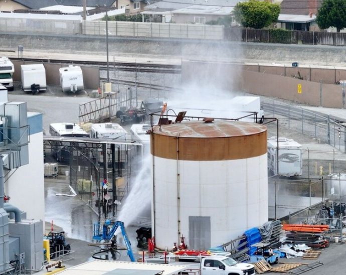 Damaged chemical tank spurs mass evacuations in Garden Grove, California