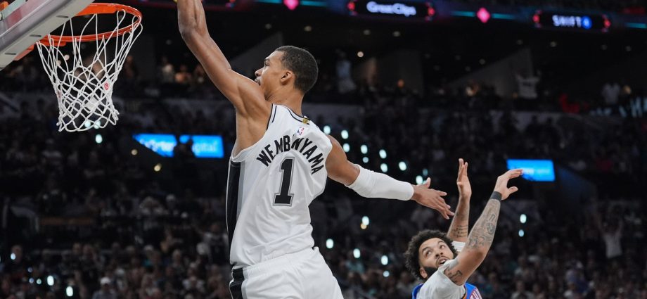 wembanyama-scores-33-as-spurs-rip-thunder-to-level-nba-playoffs