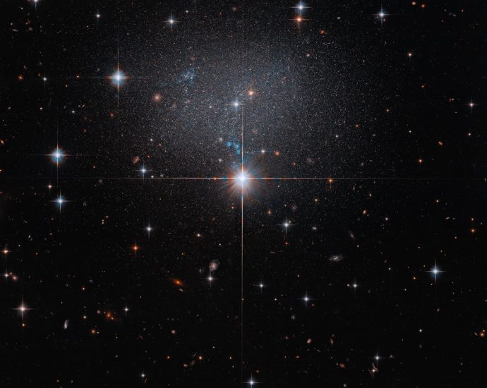 hubble-spies-faint-irregular-galaxy