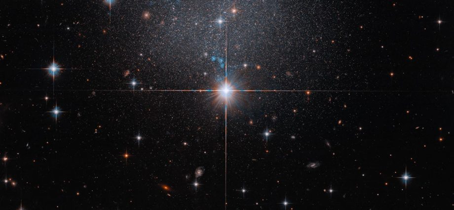 hubble-spies-faint-irregular-galaxy