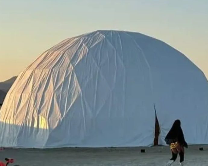 burning-man’s-famous-orgy-dome-launches-fundraiser-after-storm-damage
