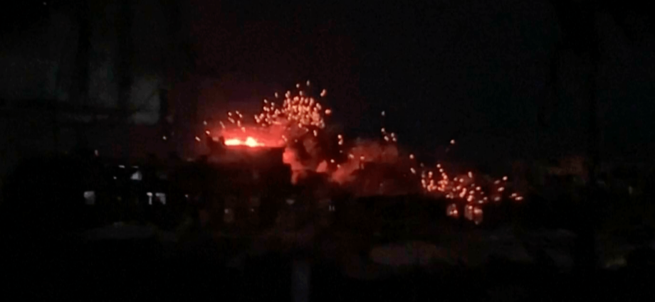 israel-strikes-building-in-gaza’s-shati-refugee-camp