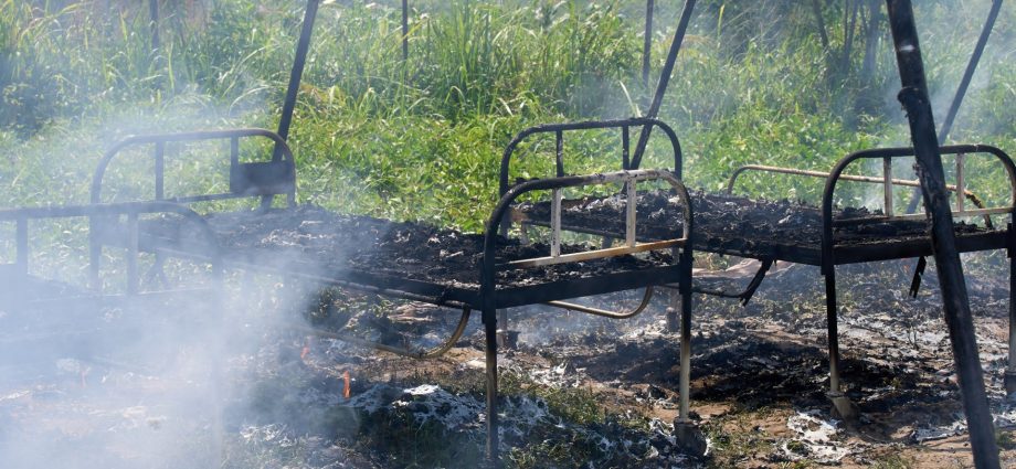 ebola-treatment-centre-rebuilt-after-being-torched-by-protesters-in-drc