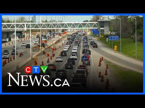‘it’s-been-unreal’:-hwy-417-construction-jams-ottawa-side-streets