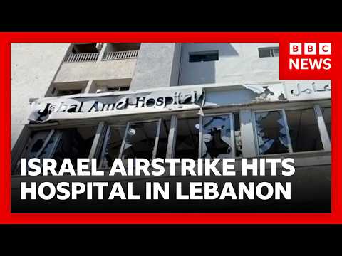 israeli-airstrike-at-hospital-in-lebanon-kills-medical-staff-and-injures-127-people-|-bbc-news