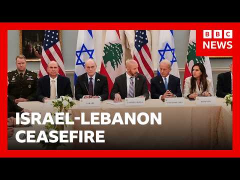 israel-and-lebanon-agree-to-implement-ceasefire-if-hezbollah-stops-attacks-|-bbc-news