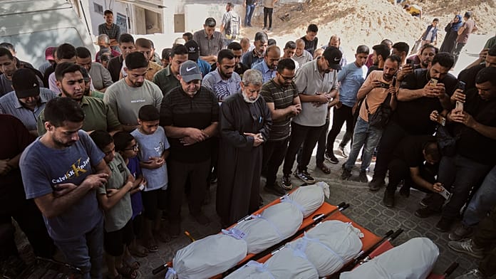 gaza:-families-mourn-victims-after-overnight-israeli-strikes-that-killed-at-least-nine