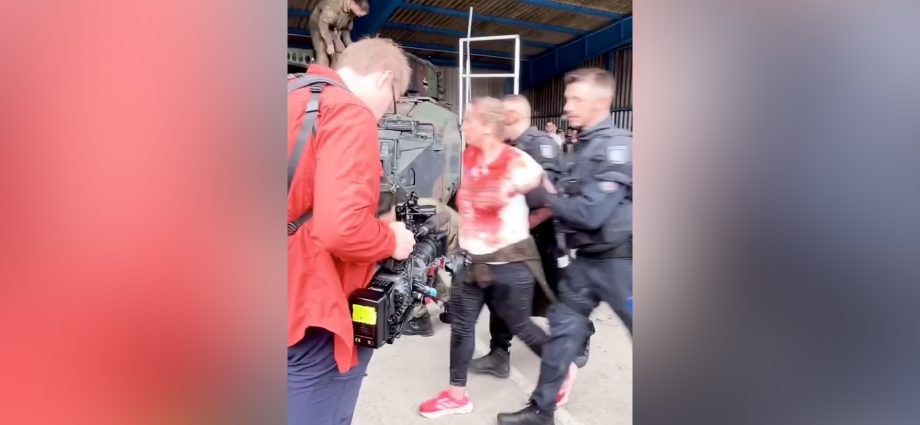 activists-disrupt-german-military-exhibit-over-arms-sales-to-israel