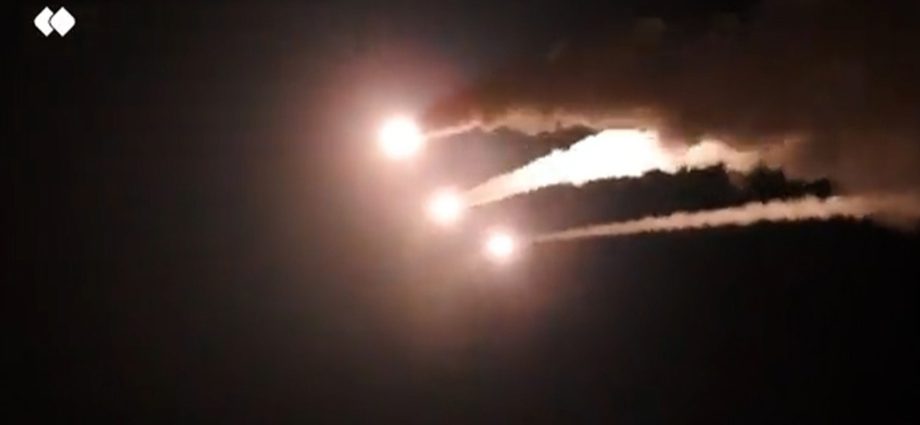 videos-show-missiles-launched-from-iran-into-israel