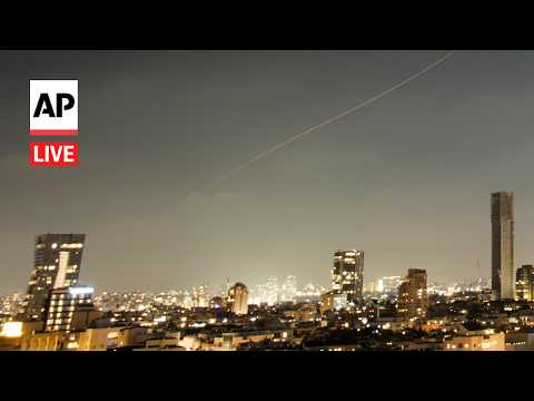 live:-tel-aviv-skyline-as-israel-says-iran-launched-missiles-at-country