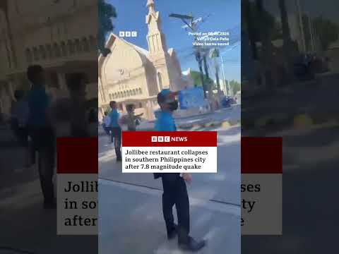 jollibee-restaurant-collapses-in-southern-philippines-city-after-earthquake-|-bbcnews