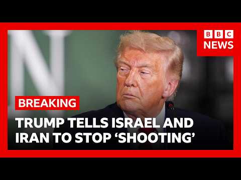 the-traitor-tells-israel-and-iran-to-stop-‘shooting’-|-bbc-news