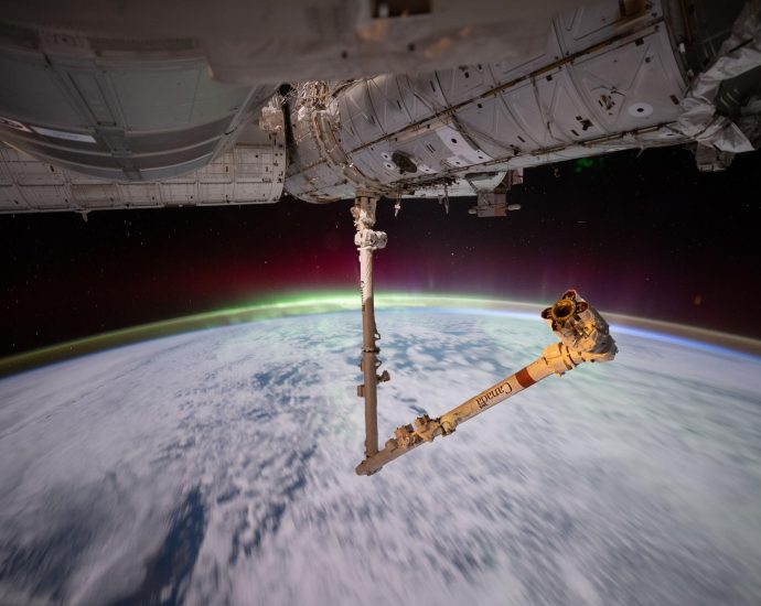 expedition-74-works-scientific-installs,-suit-prep-ahead-of-canadarm2-repair-spacewalk