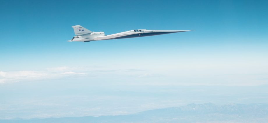 nasa’s x-59-reaches-speed, altitude-for-future-quiet-supersonic-flights