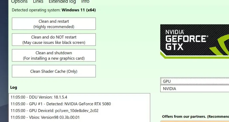 Display Driver Uninstaller completely wipes your GPU drivers for a fresh start