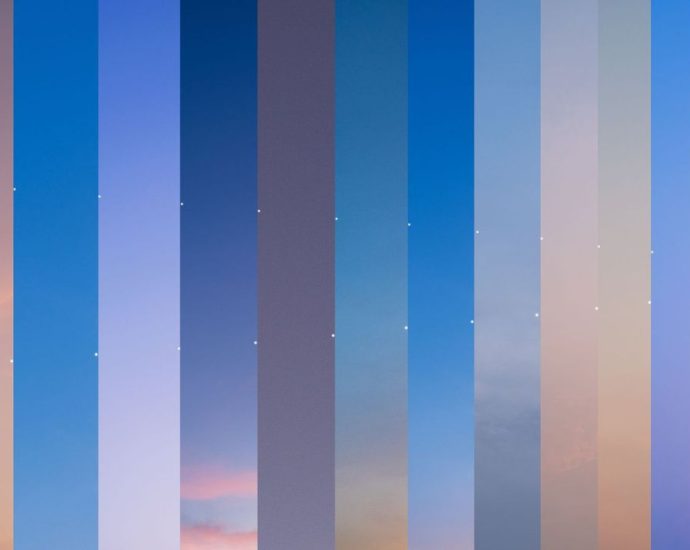 Closer every day: A spectacular 30-day collage of the Venus-Jupiter conjunction (photo)