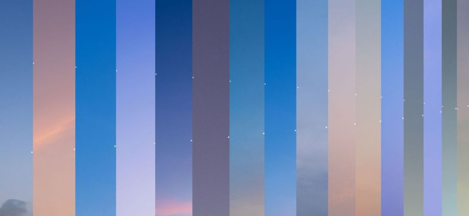 Closer every day: A spectacular 30-day collage of the Venus-Jupiter conjunction (photo)