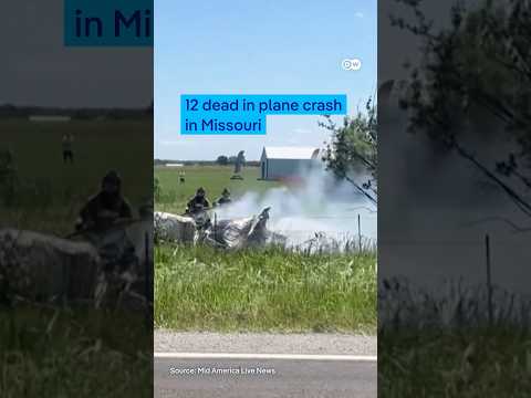 12-dead-in-plane-crash-in-us-state-of-missouri-|-dw-news