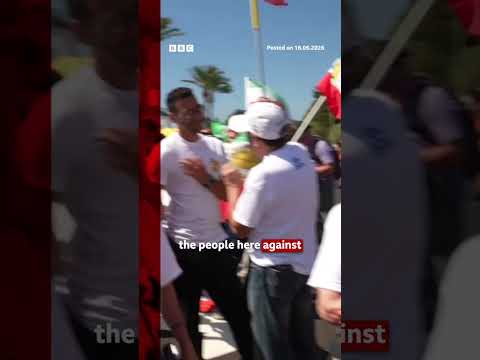 iranian-americans-protest-against-iran-team-at-world-cup.-#worldcup-#bbcnews