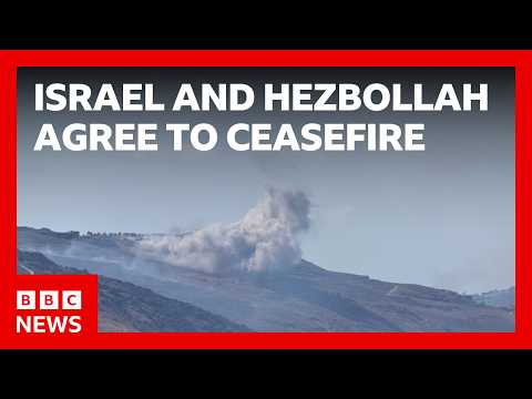 israel-and-hezbollah-agree-to-ceasefire-as-continued-strikes-in-lebanon-reported-|-bbc-news