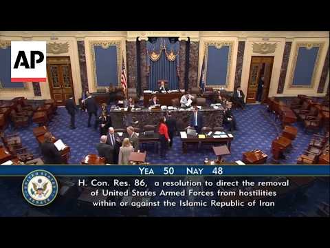 senate-approves-war-powers-resolution-to-block-us-military-action-against-iran