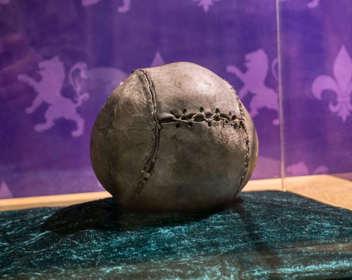 world’s-oldest-soccer-ball-travels-from-scotland-to-miami-for-the-world-cup