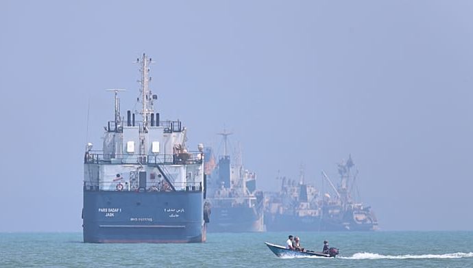 cargo-ship-hit-by-projectile-in-hormuz-as-iran-issues-renewed-passage-warning