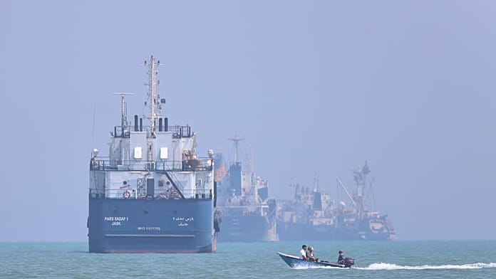 cargo-ship-hit-by-projectile-in-hormuz-as-iran-issues-renewed-passage-warning