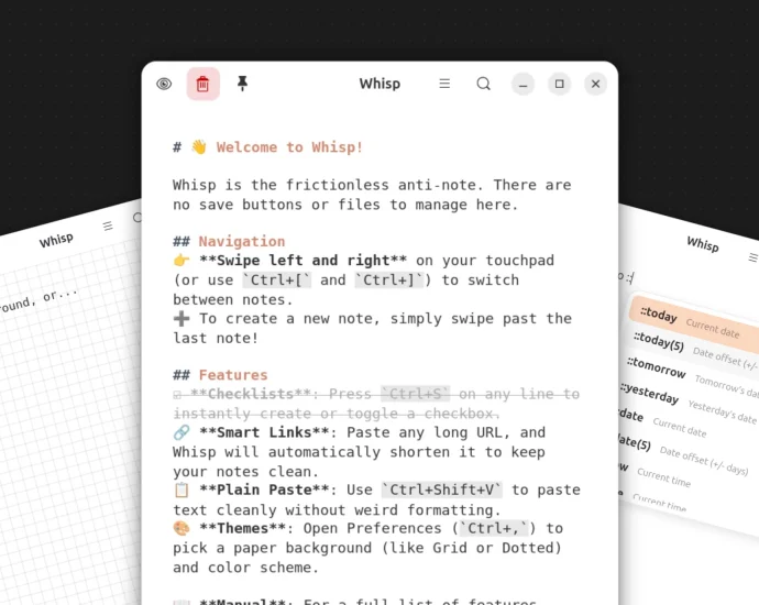 fed-up-with-complex-note-taking-apps?-try-whisp-for-linux