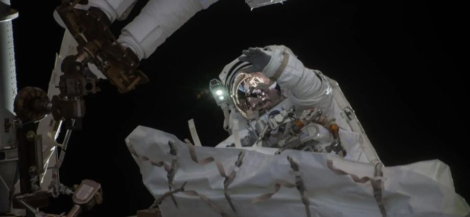 Watch 2 NASA astronauts fix ISS’ huge robotic arm during June 30 spacewalk