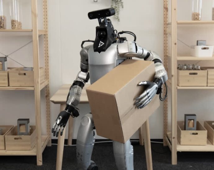 A startup taught humanoid robots to retrieve packages, climb stairs, and unpack boxes – no human steering needed