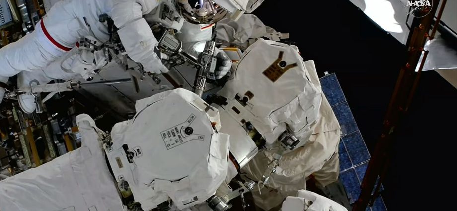 ‘Just in time for Canada Day’: Spacewalking astronauts repair space station’s huge Canadarm2