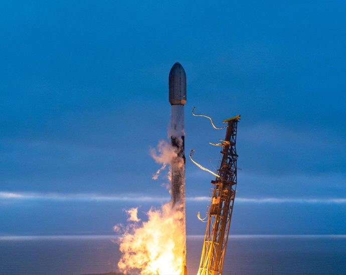 SpaceX Falcon 9 rocket launches 24 Starlink satellites from California