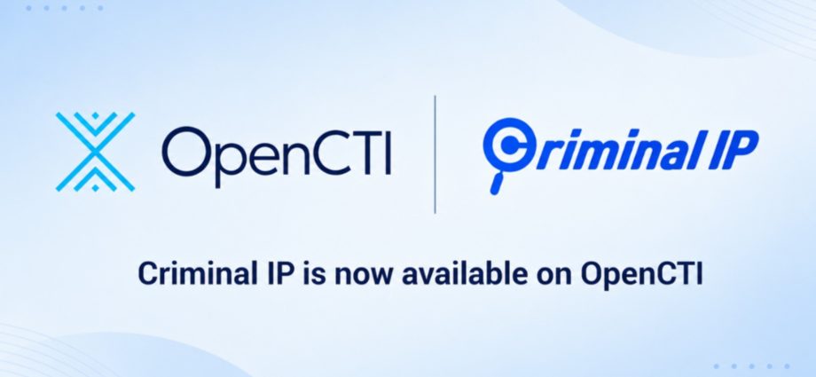 Turning Indicators into Intelligence in OpenCTI with Criminal IP