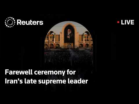 live:-farewell-ceremony-for-iran’s-late-supreme-leader-ali-khamenei