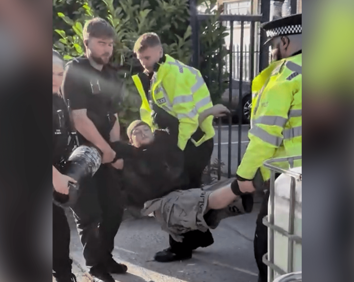 uk-police-arrest-activists-at-israeli-owned-drone-engine-plant