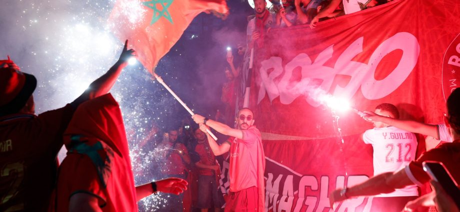 fireworks-as-morocco-and-france-fans-party-ahead-of-world-cup-match