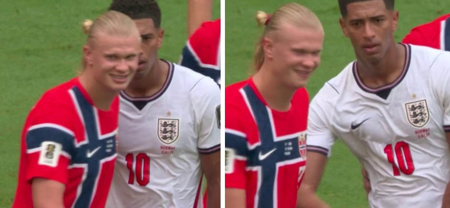 el-intenso-jugueteo-entre-haaland-y-bellingham-imposible-de-ignorar-en-el-noruega-vs-inglaterra