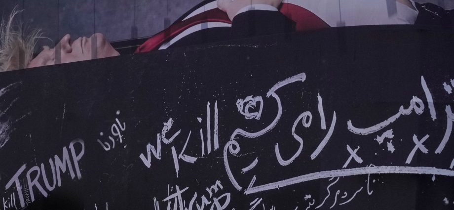 iran-unveils-huge-billboard-showing-the-traitor-in-coffin