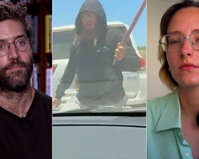 israeli-settlers-attack-convoy-of-journalists-&-father-of-palestinian-american-killed-1-year-ago