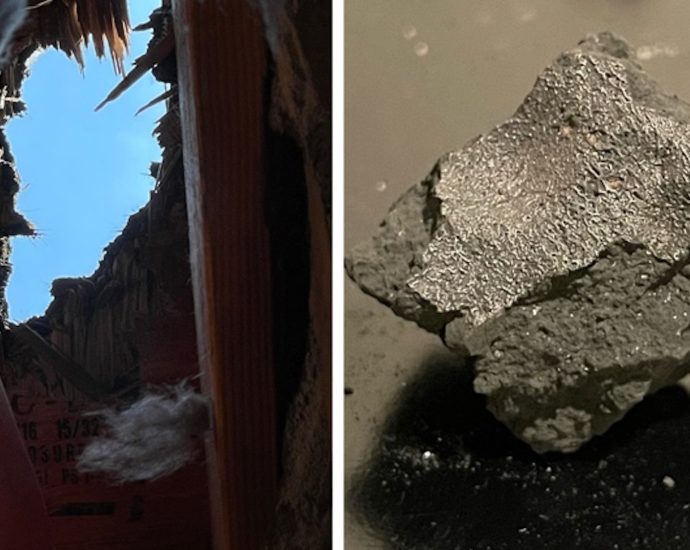 A meteorite crashed into a New Jersey home in 2024. Inside it were life’s building blocks.