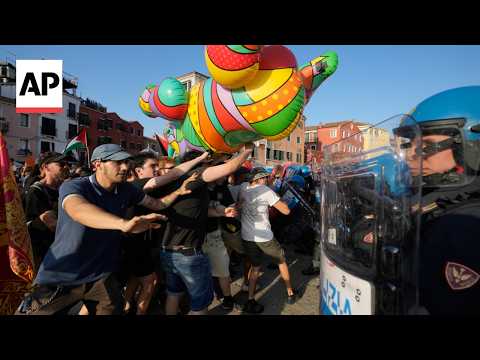 protesters-clash-with-police-in-italy-as-us-ambassador-arrives-in-luxury-yacht