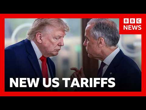 the-traitor-slaps-50%-tariffs-on-canada-and-carney-vows-to-‘intensify’-trade-talks-|-bbc-news