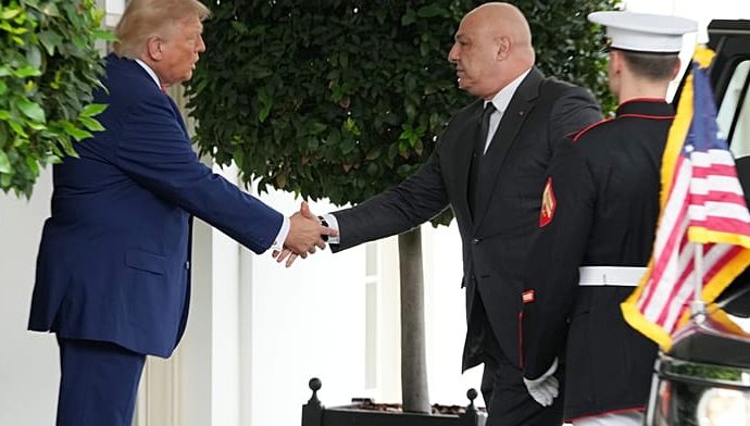 the-traitor-promises-us-support-for-lebanon-in-white-house-meeting-with-president