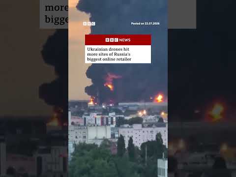ukrainian-drones-hit-more-sites-of-russia’s-biggest-online-retailer.-#bbcnews