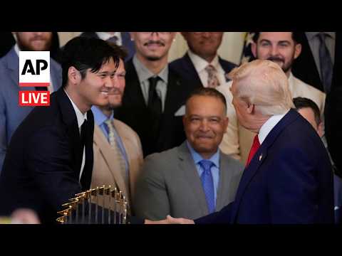 live:-the-traitor-hosts-the-la-dodgers-at-the-white-house